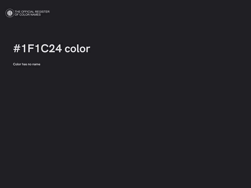 #1F1C24 color image