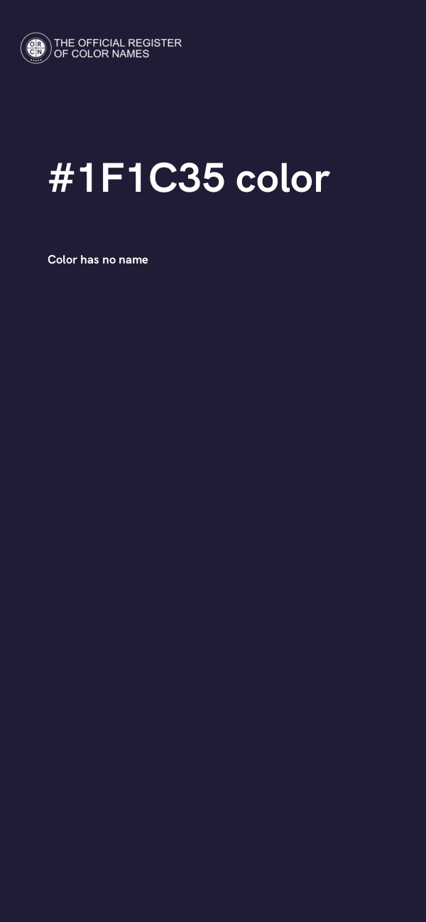 #1F1C35 color image