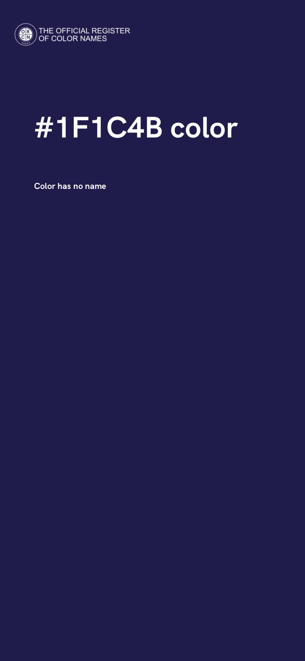 #1F1C4B color image