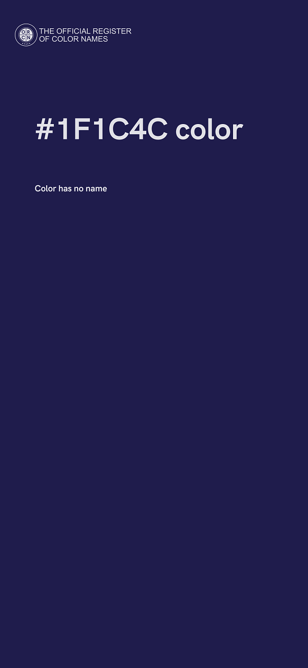 #1F1C4C color image
