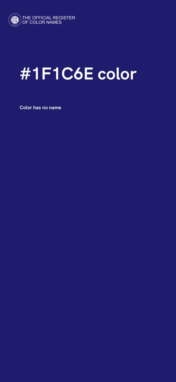 #1F1C6E color image