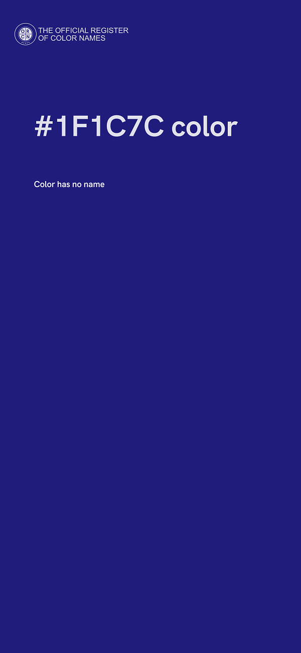 #1F1C7C color image