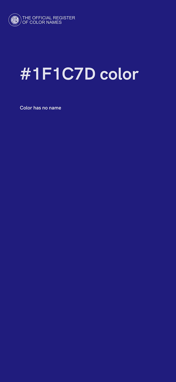 #1F1C7D color image