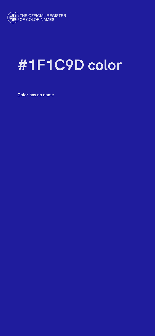 #1F1C9D color image