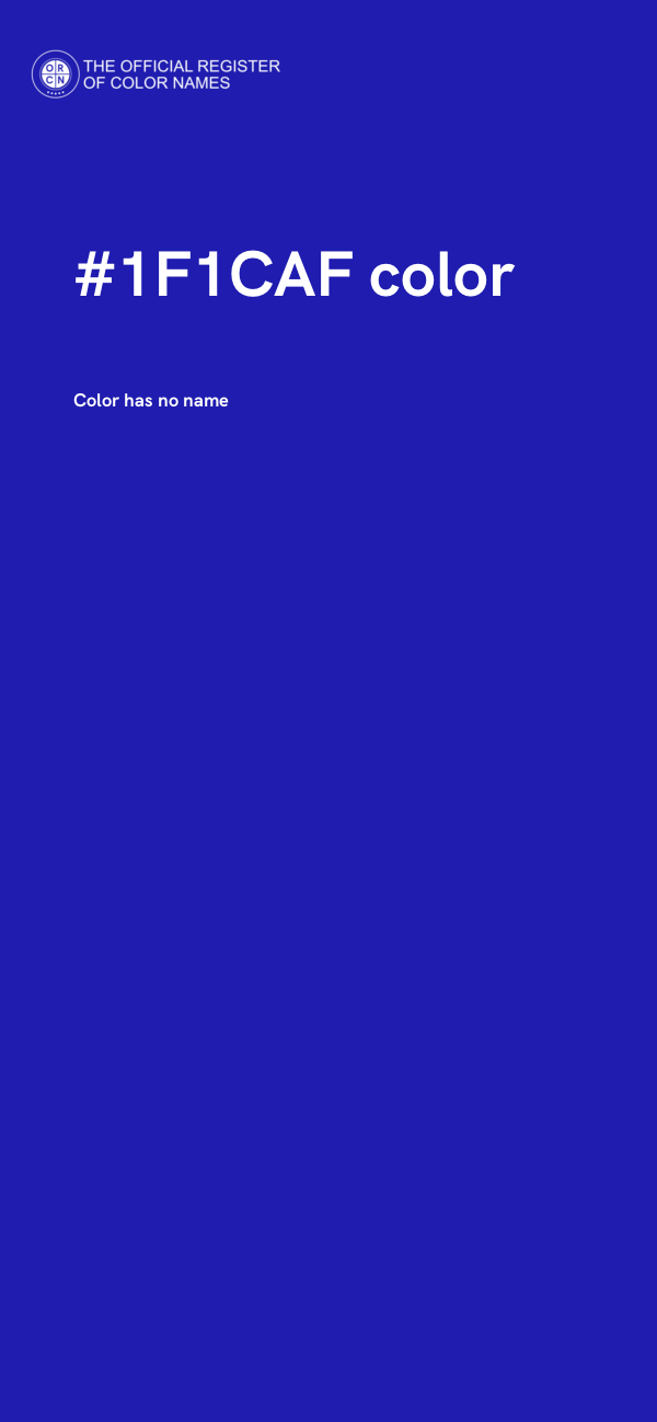 #1F1CAF color image