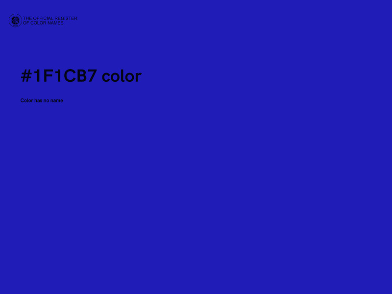 #1F1CB7 color image