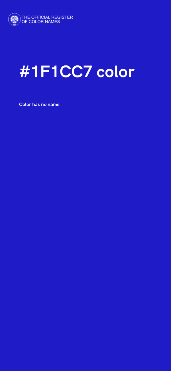 #1F1CC7 color image