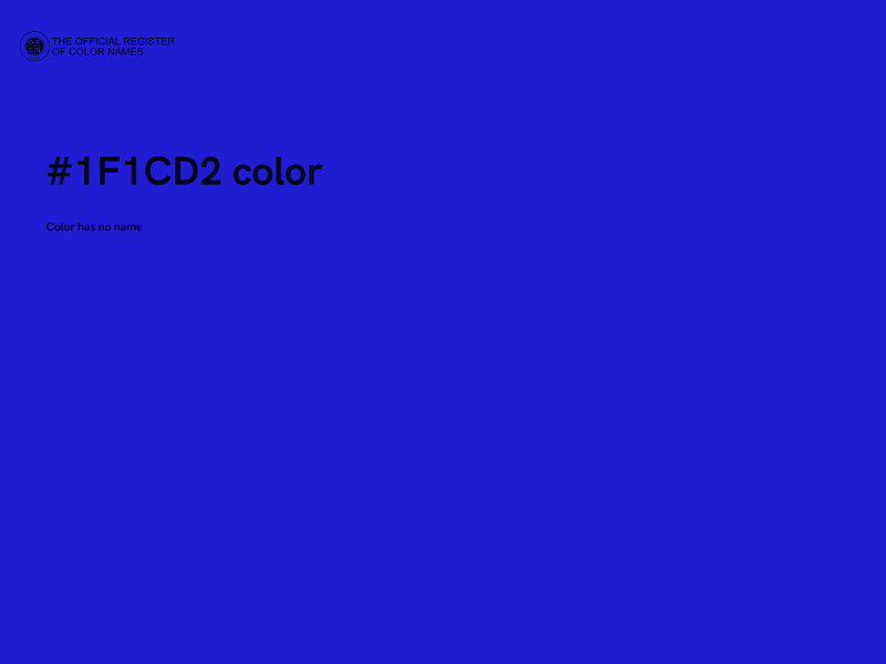 #1F1CD2 color image