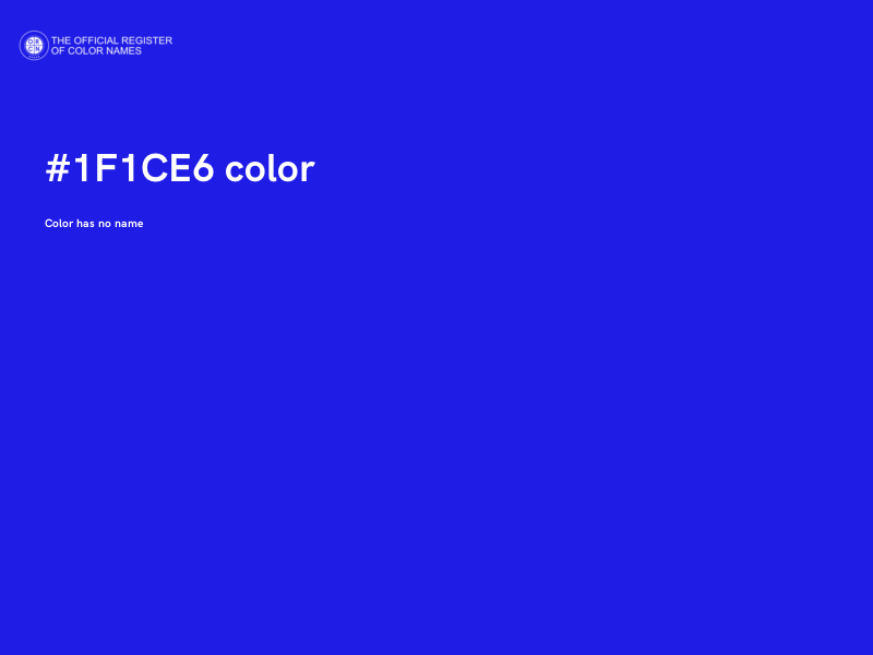 #1F1CE6 color image