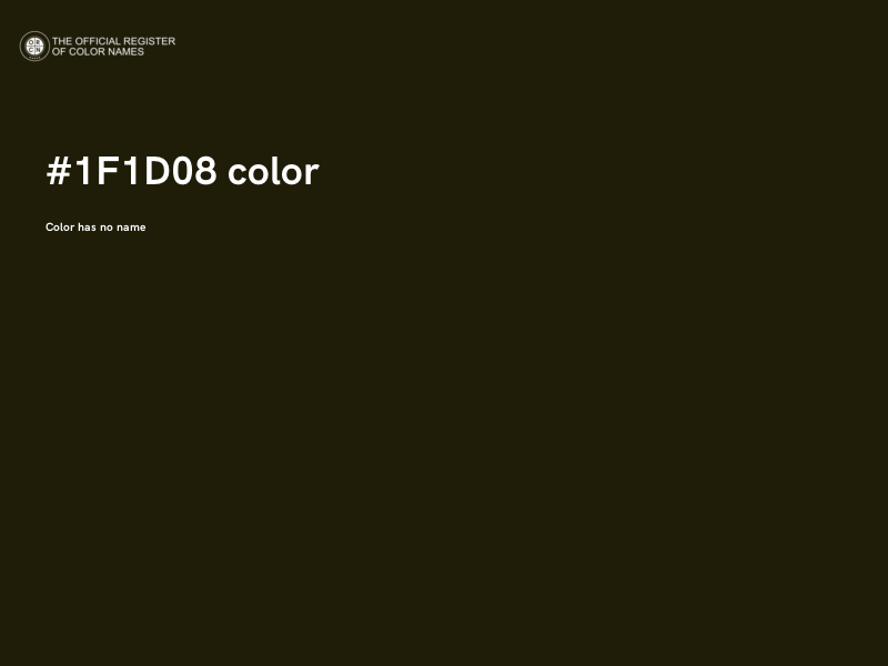 #1F1D08 color image