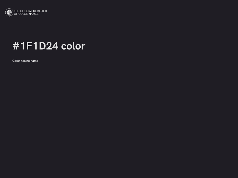 #1F1D24 color image