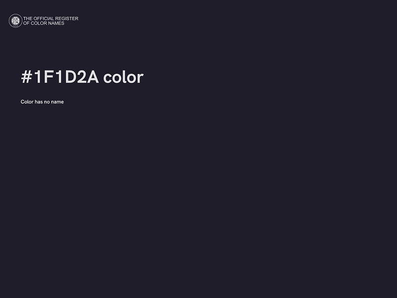 #1F1D2A color image