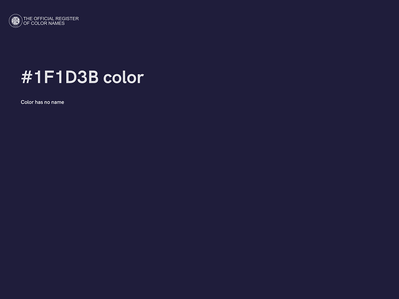 #1F1D3B color image