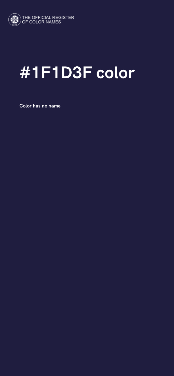 #1F1D3F color image