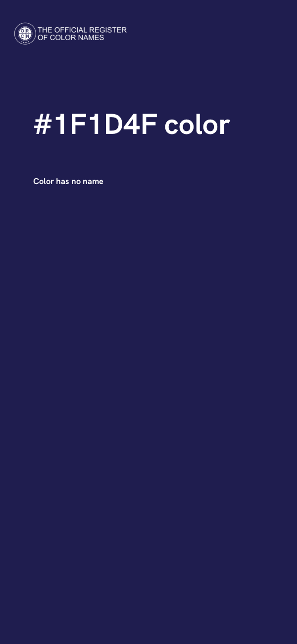 #1F1D4F color image
