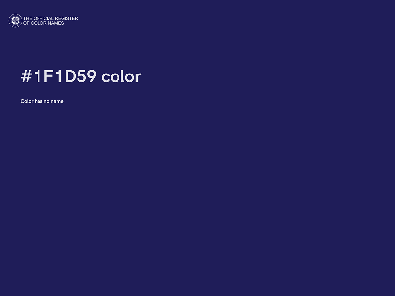 #1F1D59 color image
