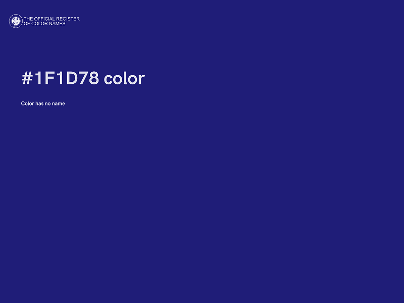 #1F1D78 color image