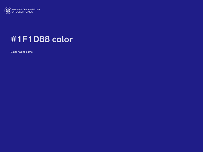 #1F1D88 color image