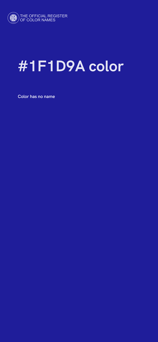 #1F1D9A color image