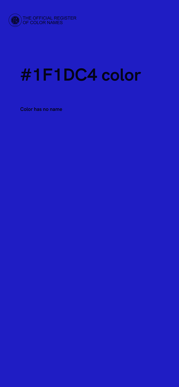#1F1DC4 color image
