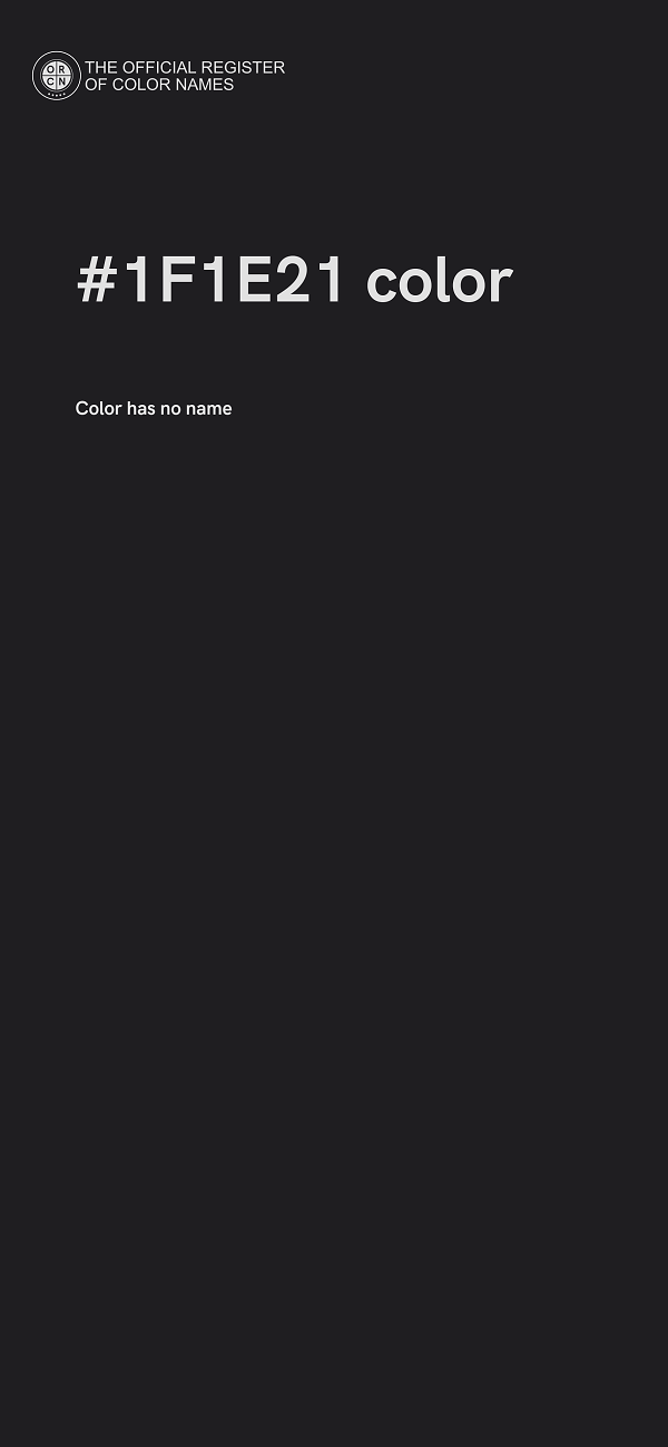 #1F1E21 color image