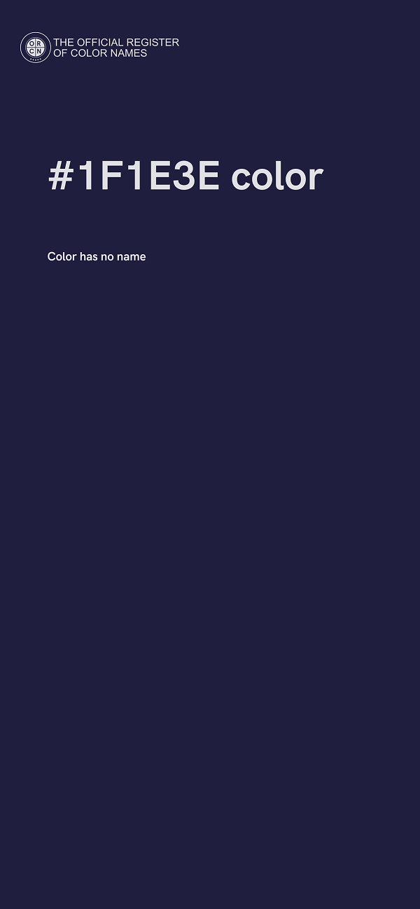 #1F1E3E color image