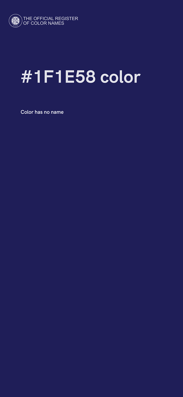 #1F1E58 color image