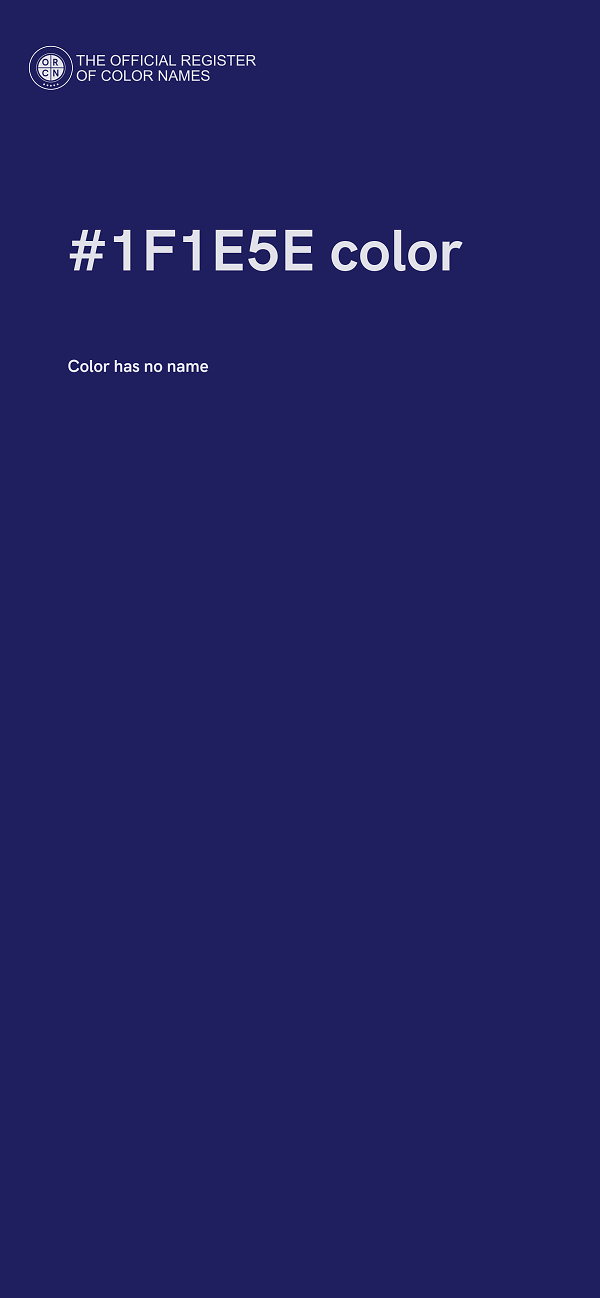 #1F1E5E color image