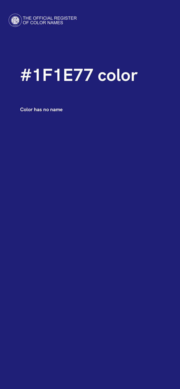 #1F1E77 color image