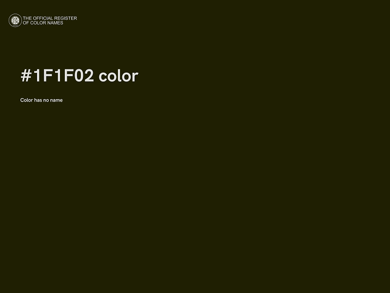 #1F1F02 color image