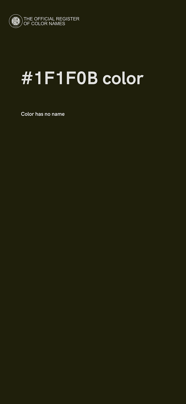 #1F1F0B color image