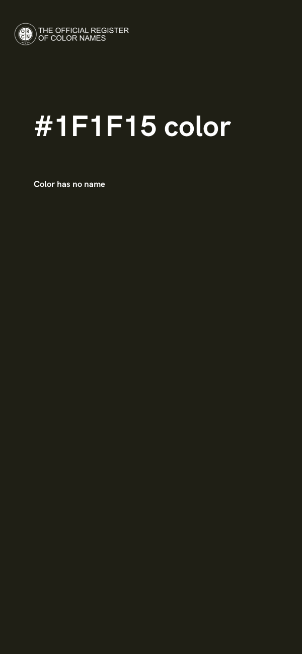 #1F1F15 color image