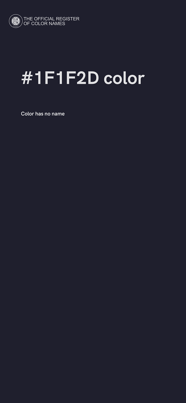 #1F1F2D color image