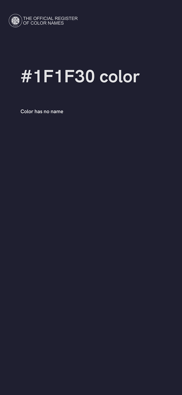 #1F1F30 color image