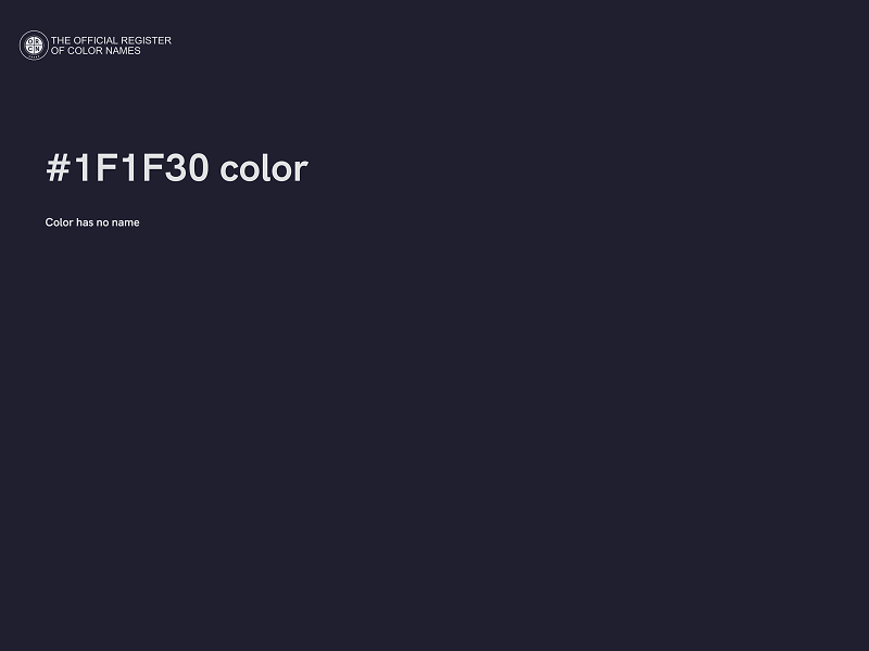 #1F1F30 color image