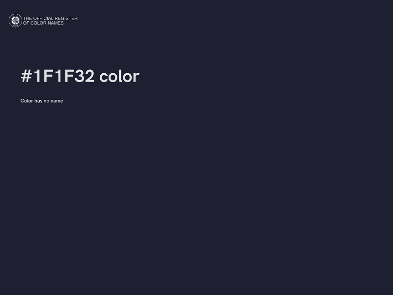 #1F1F32 color image