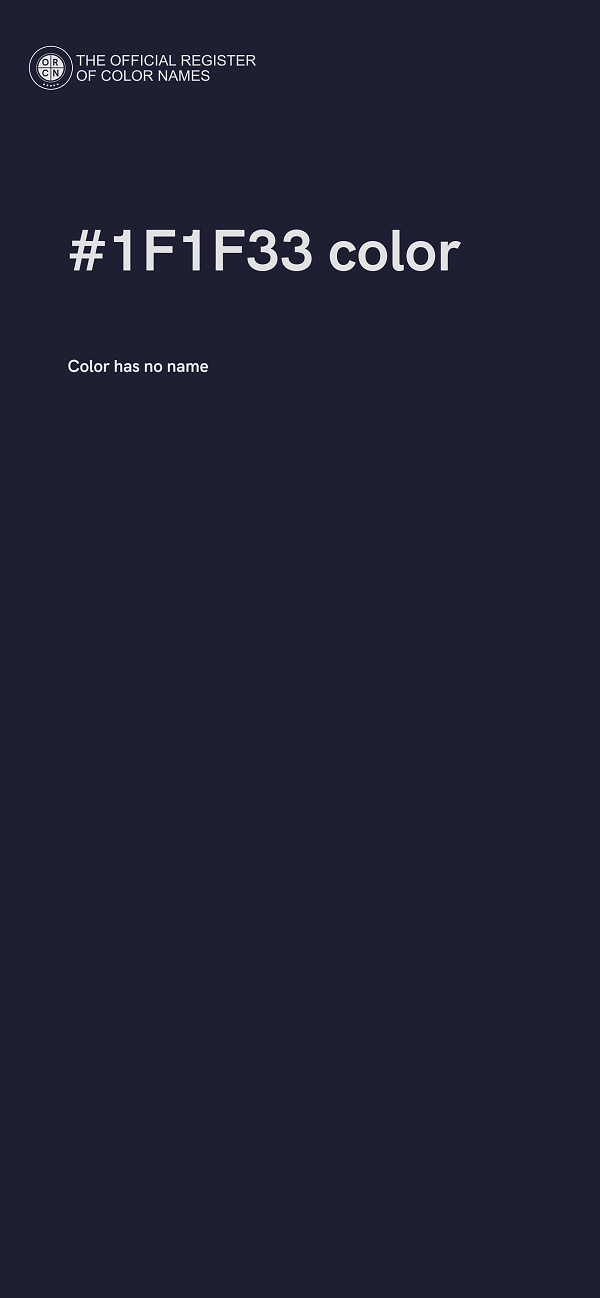 #1F1F33 color image