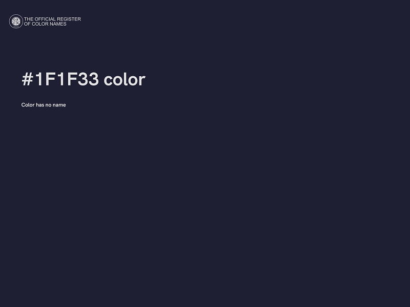 #1F1F33 color image
