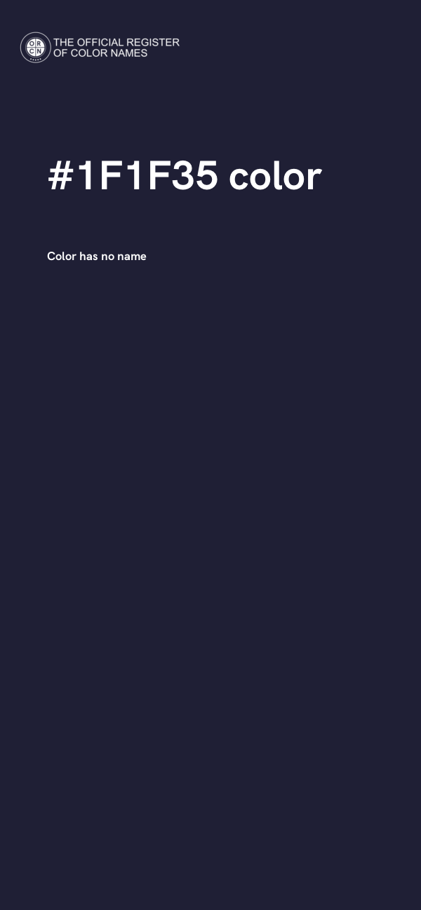 #1F1F35 color image