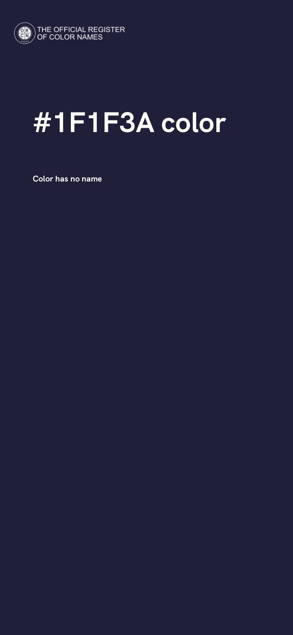 #1F1F3A color image