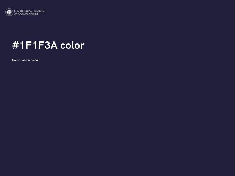 #1F1F3A color image