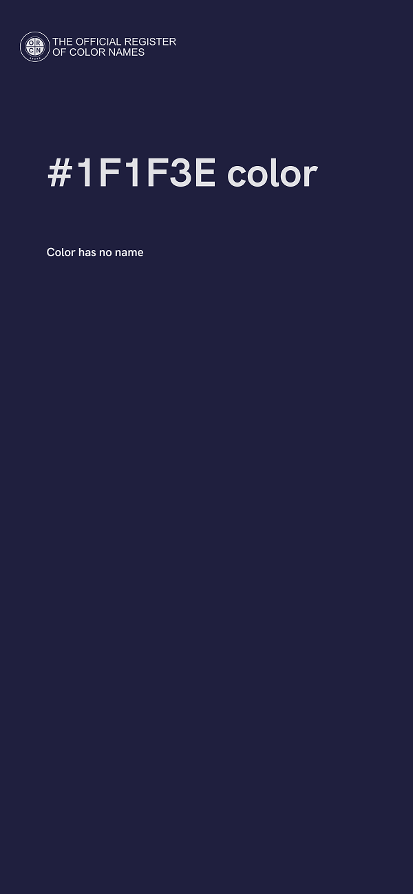 #1F1F3E color image