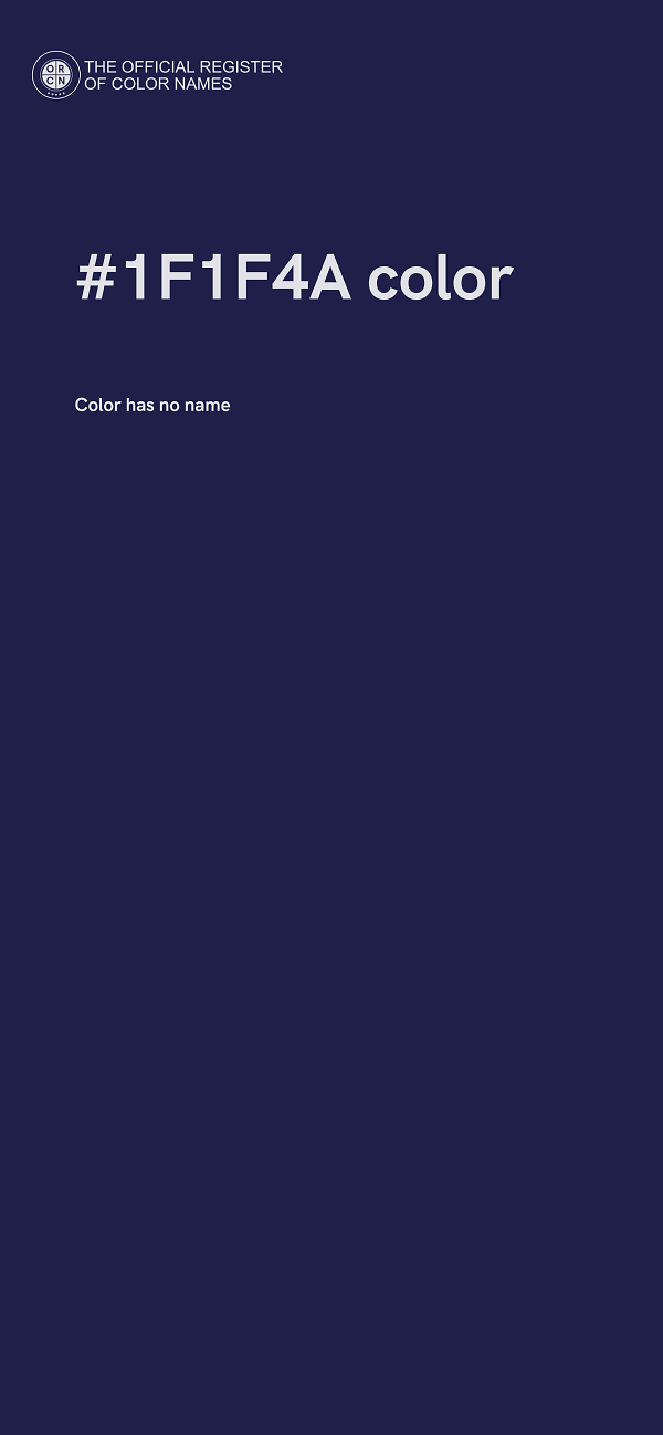 #1F1F4A color image