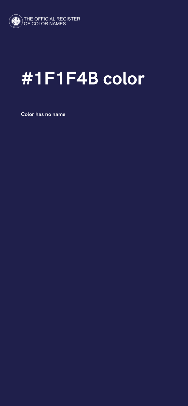 #1F1F4B color image