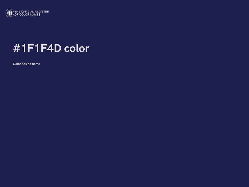 #1F1F4D color image