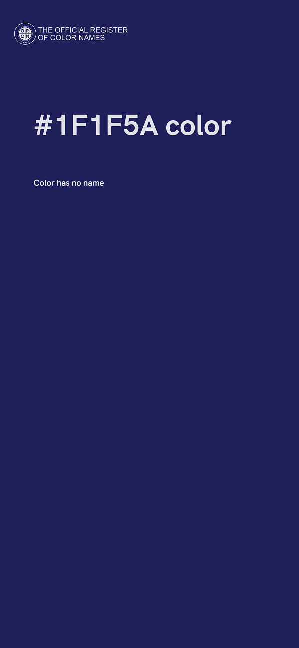 #1F1F5A color image