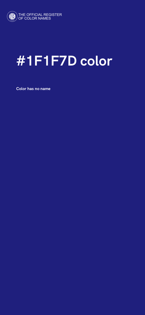 #1F1F7D color image