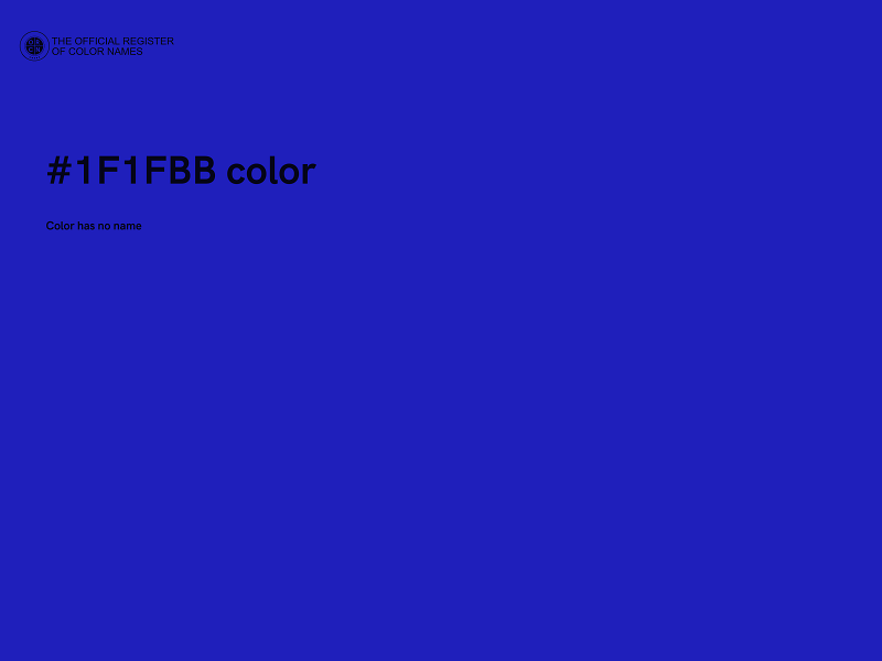 #1F1FBB color image