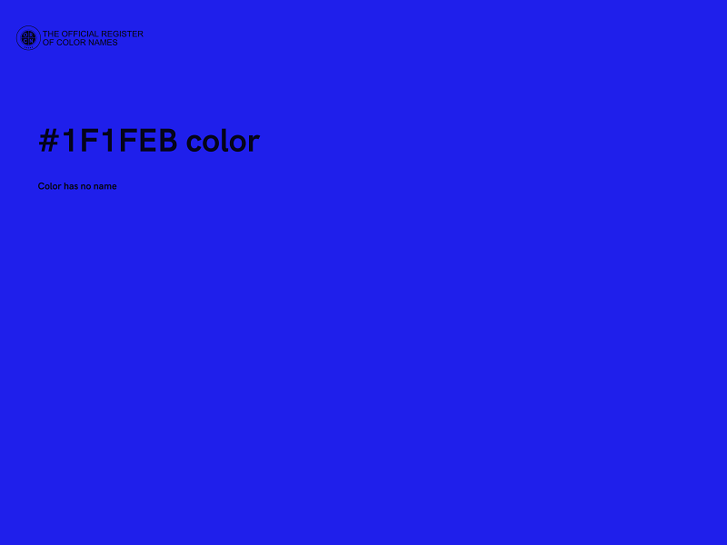 #1F1FEB color image