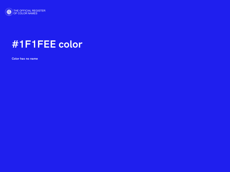 #1F1FEE color image